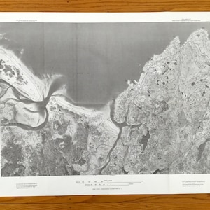 Antike Gloucester, Rockport, Ipswich, Essex, Massachusetts 1977 US Geologische Bodenübersicht Karte - Essex County, Annisquam, Crane Beach, MA