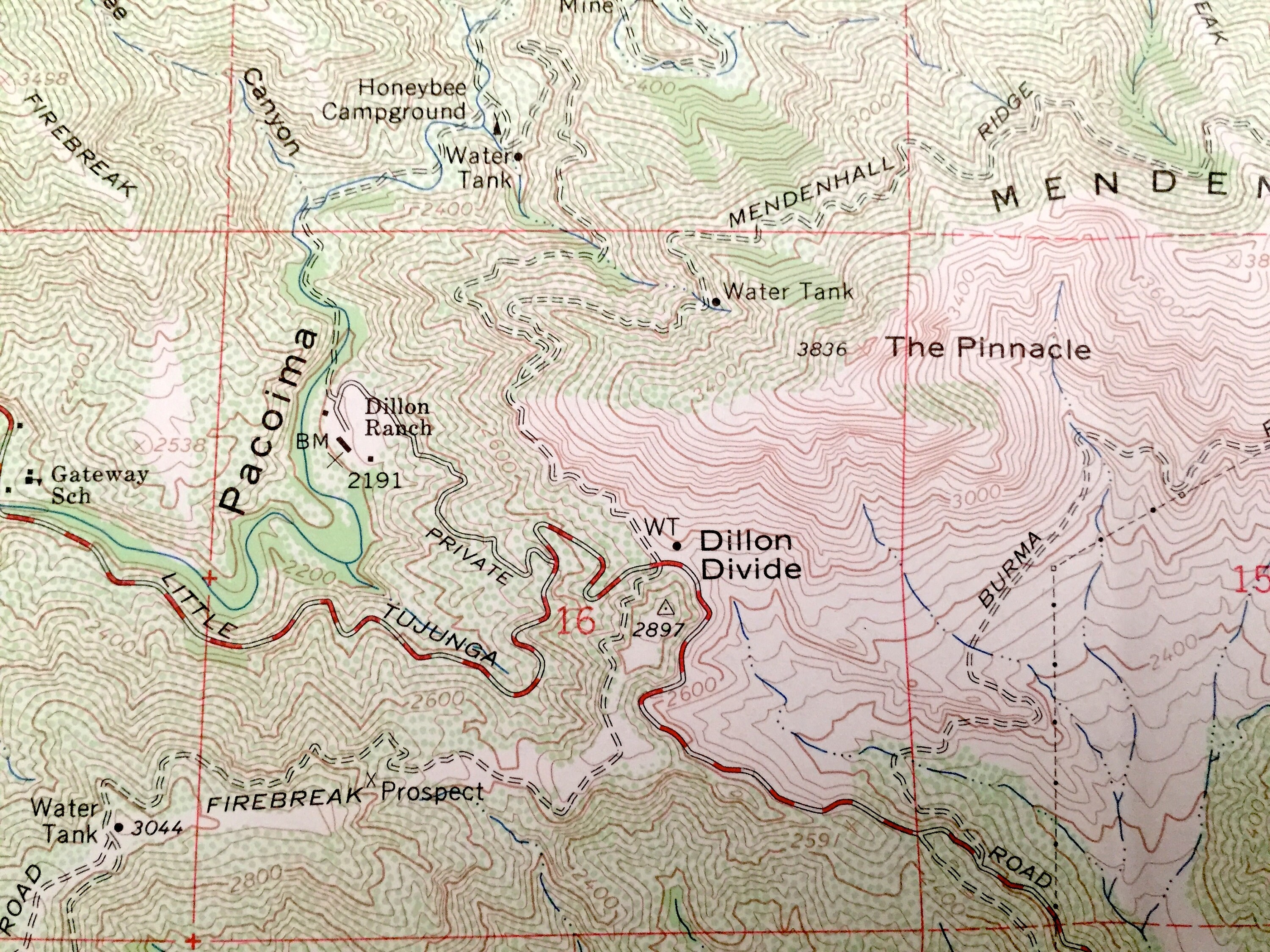 Tujunga Calif Map.pdf Antique Sunland, California 1966 US Geological Survey Topographic Map ...