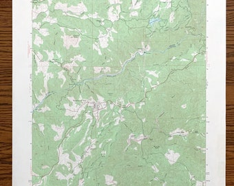 Antique Mokelumne Hill, California 1948 US Geological Survey Topographic Map – Amador, Calaveras County, Middle Bar, Jesus Maria, CA