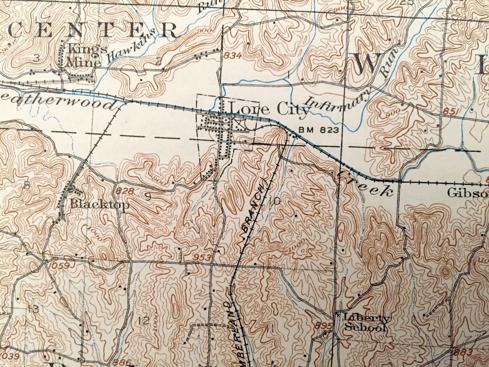 Antique Summerfield Ohio 1911 US Geological Survey Etsy