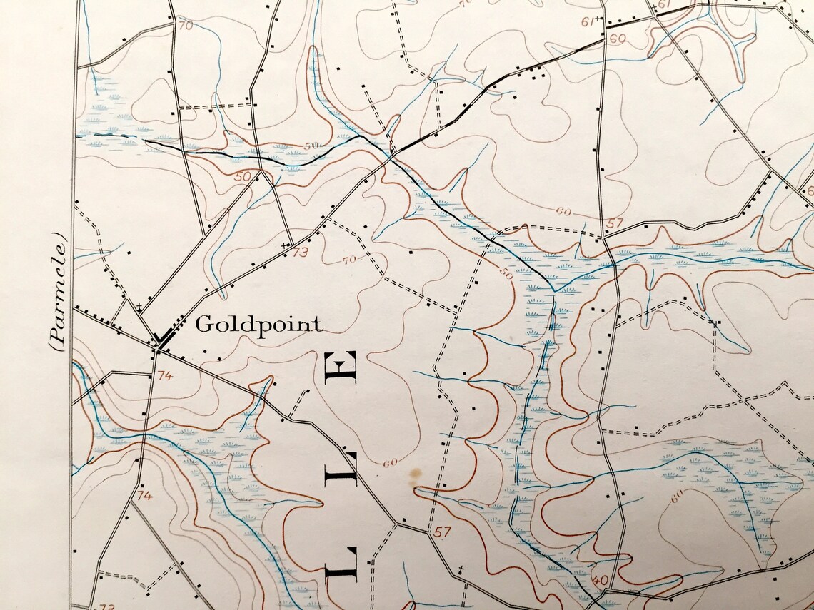 Antique Williamston North Carolina 1901 US Geological Survey Etsy