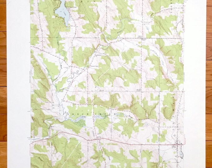 Antique Clymer New York 1954 US Geological Survey Topographic Etsy