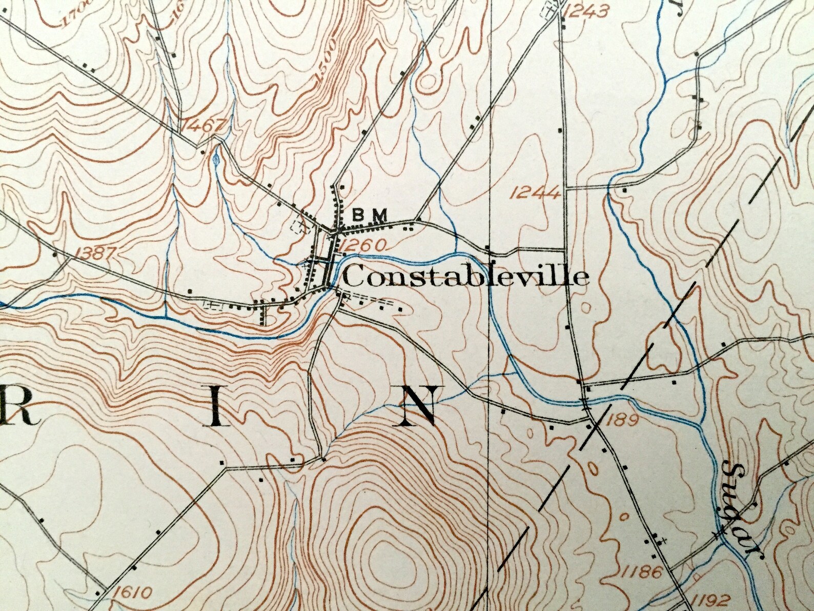 Antique Port Leyden New York 1907 US Geological Survey Etsy