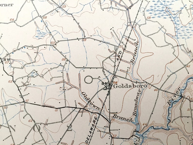 Antique Barclay Maryland 1905 US Geological Survey Etsy