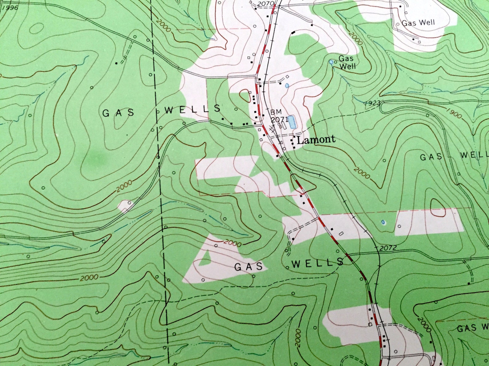 Antique James City Pennsylvania 1966 US Geological Survey Etsy
