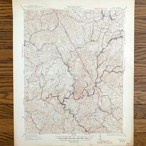 Antique Mullens, Virginie-Occidentale 1927 Carte topographique du Service géologique des États-Unis - comté de Raleigh du Wyoming, Maben, Pierpont, Tralee, Corinne, Bud, Virginie-Occidentale