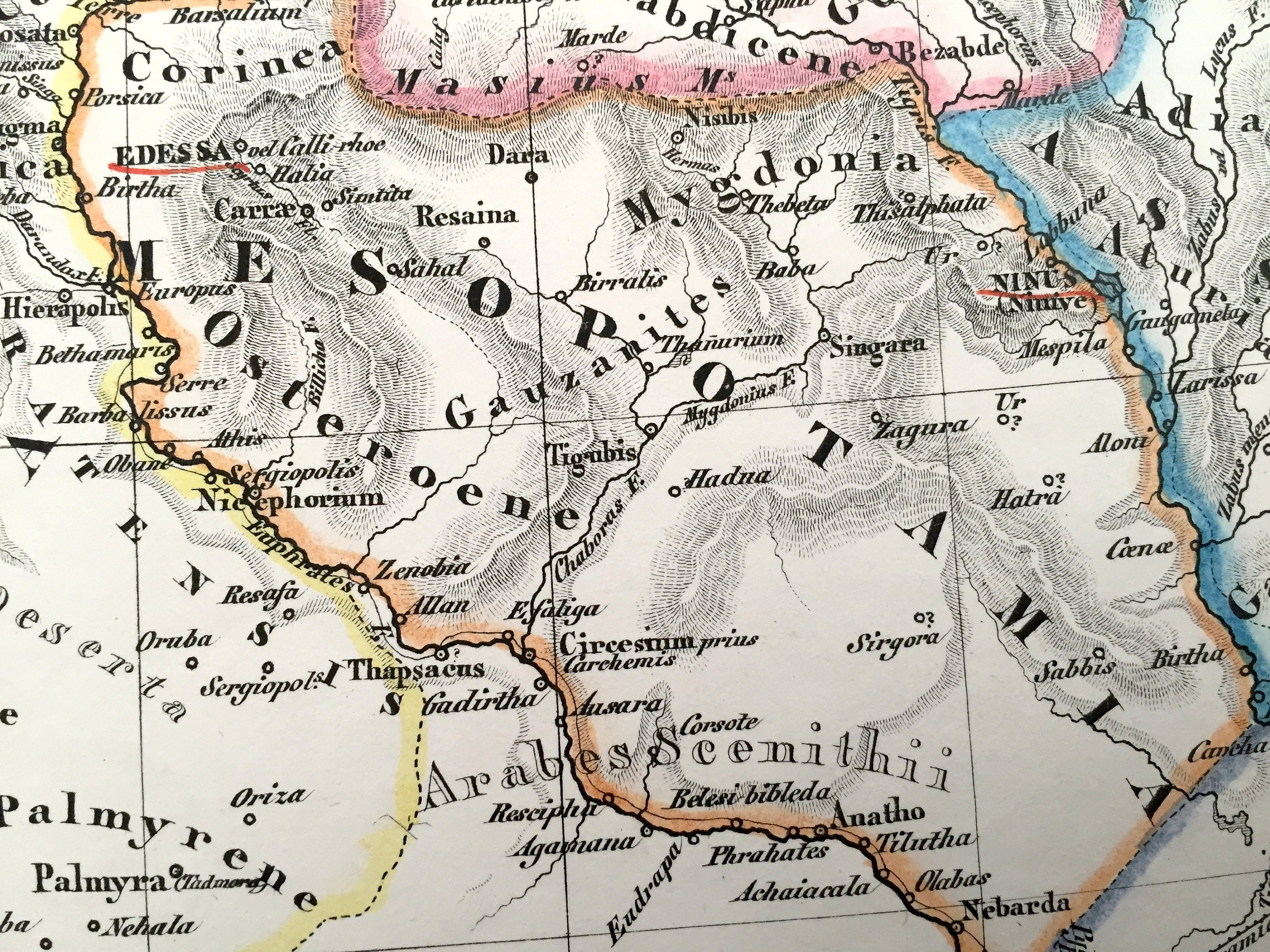Antique 1835 Ancient Asia Minor Map From JG Heck's Atlas | Etsy