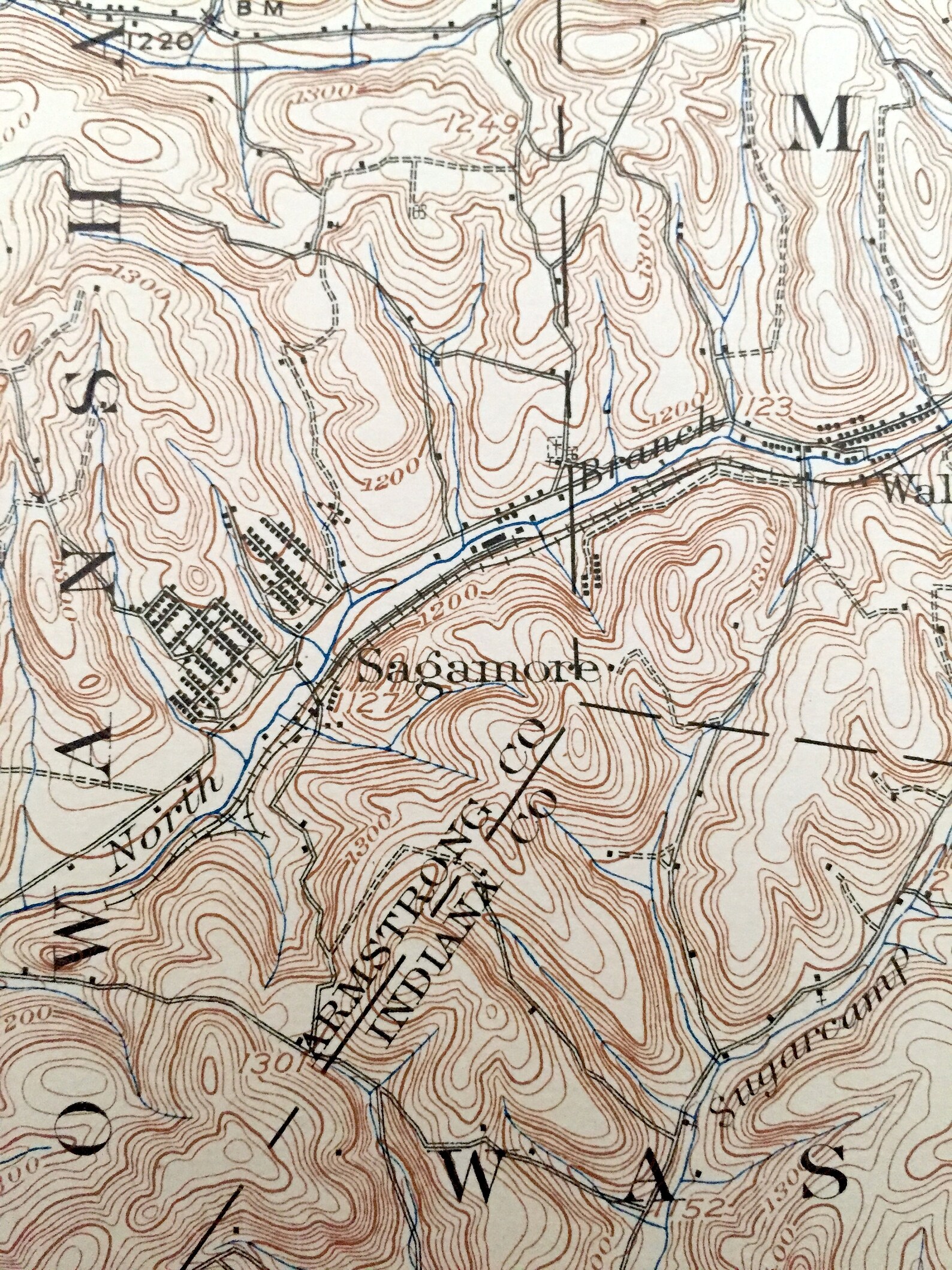 Antique Smicksburg Pennsylvania 1909 US Geological Survey Etsy
