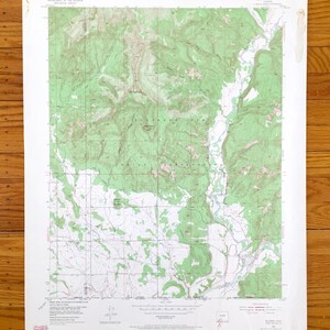 Antieke Allison Creek, Colorado, 1954 US Geological Survey topografische kaart - Archuleta, La Plata County, Ute Indian Reservation, CO
