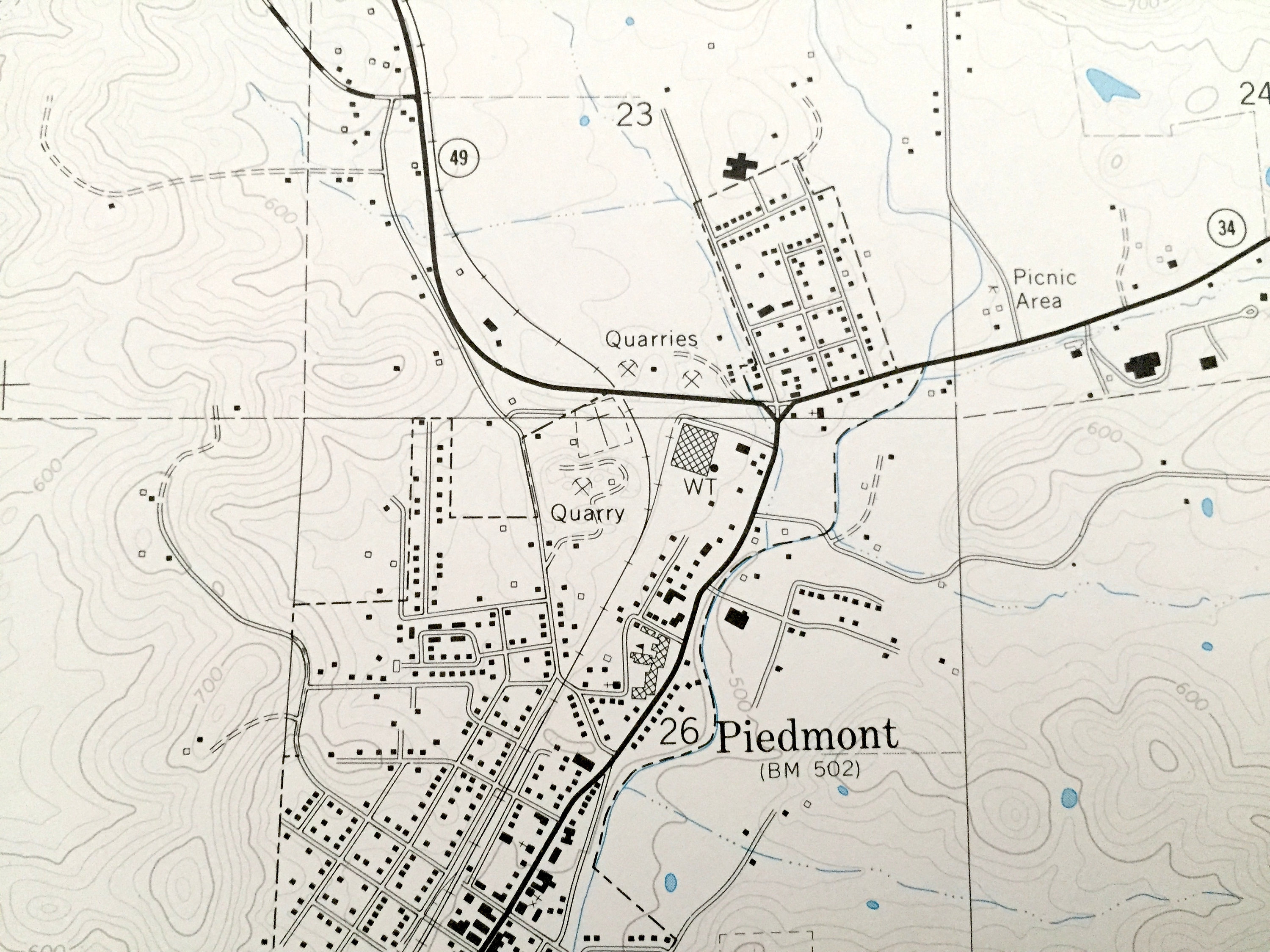 Antique Piedmont Missouri 1968 US Geological Survey Etsy