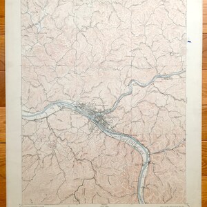 Mapa topográfico antiguo de Charleston, Virginia Occidental, 1909, Servicio Geológico de los Estados Unidos: Kanawha, condado de Putnam, Malden, Spring Hill, Arbutus, Wallace, Virginia Occidental