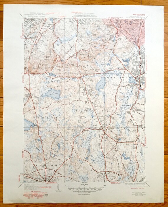 Randolph Stoughton MA Massachusetts 1894 US Geological Survey
