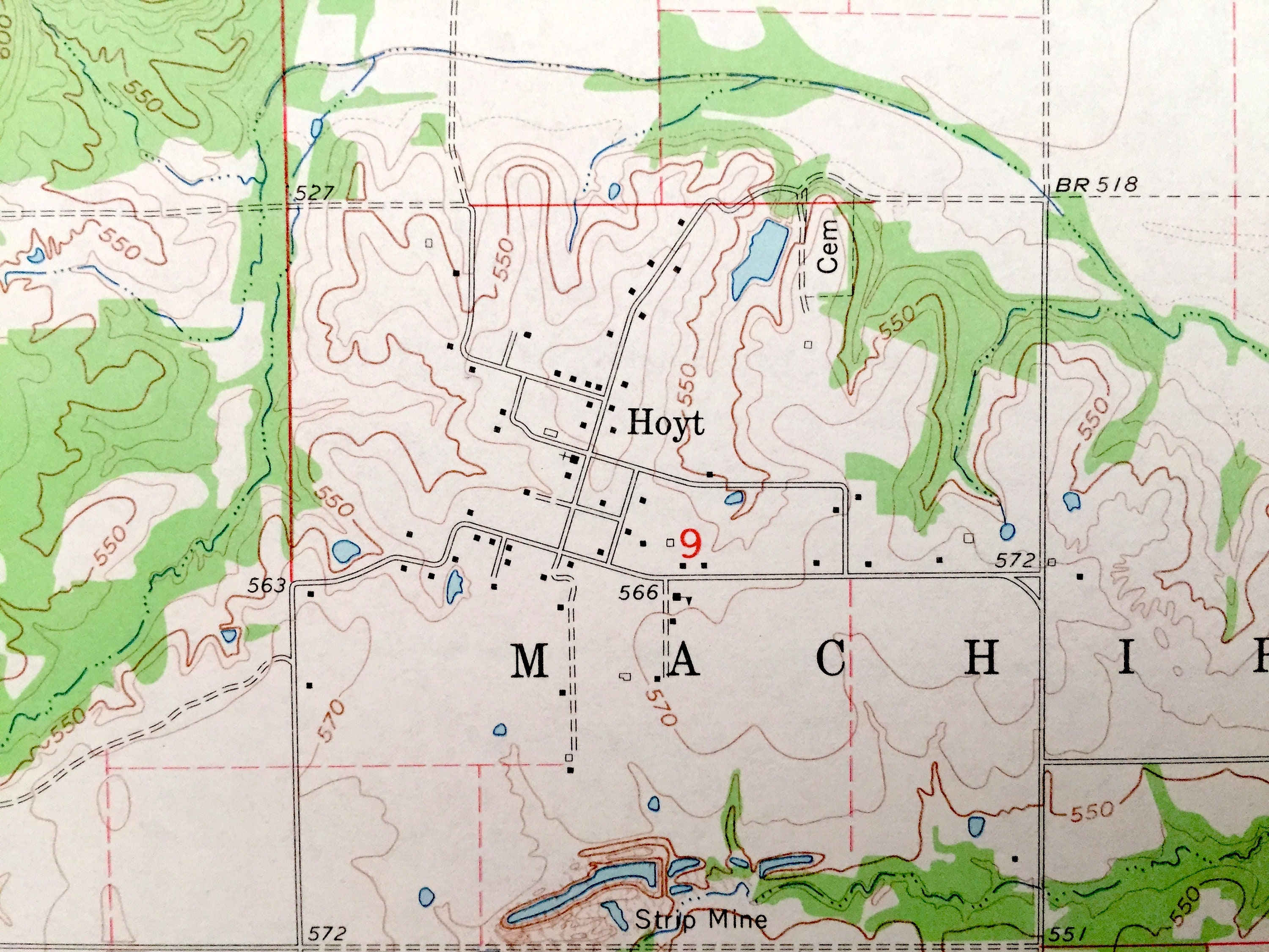 Antique Porum Oklahoma 1963 US Geological Survey Topographic Etsy
