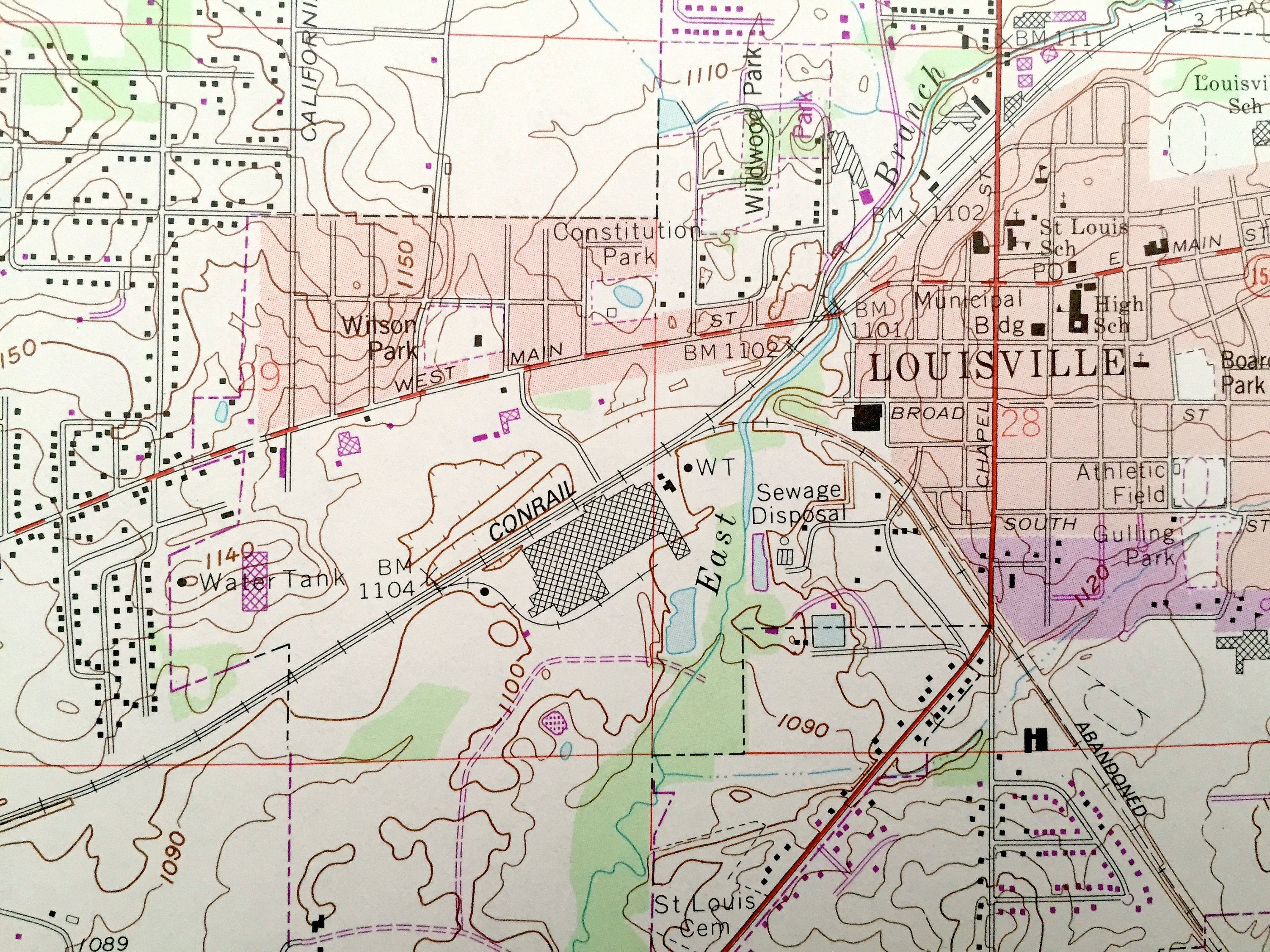 Antique Canton East Ohio 1967 US Geological Survey Etsy UK