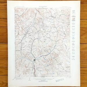 Antike Topographische Karte von Silverton, Colorado 1904 - Ouray, San Miguel, San Juan County, Uncompahgre, Ironton Gunnison CO