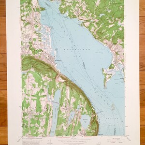 Antike Haverstraw, New York 1955 US Geological Survey Topographische Karte – Rockland County, Durant, Harmon, Cortlandt, New City Upper Nyack NY