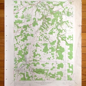 Antique Albion, Pennsylvania 1959 US Geological Survey Topographic Map – Erie County, Girard, Elk Creek, Franklin, Fairview, Conneaut, PA