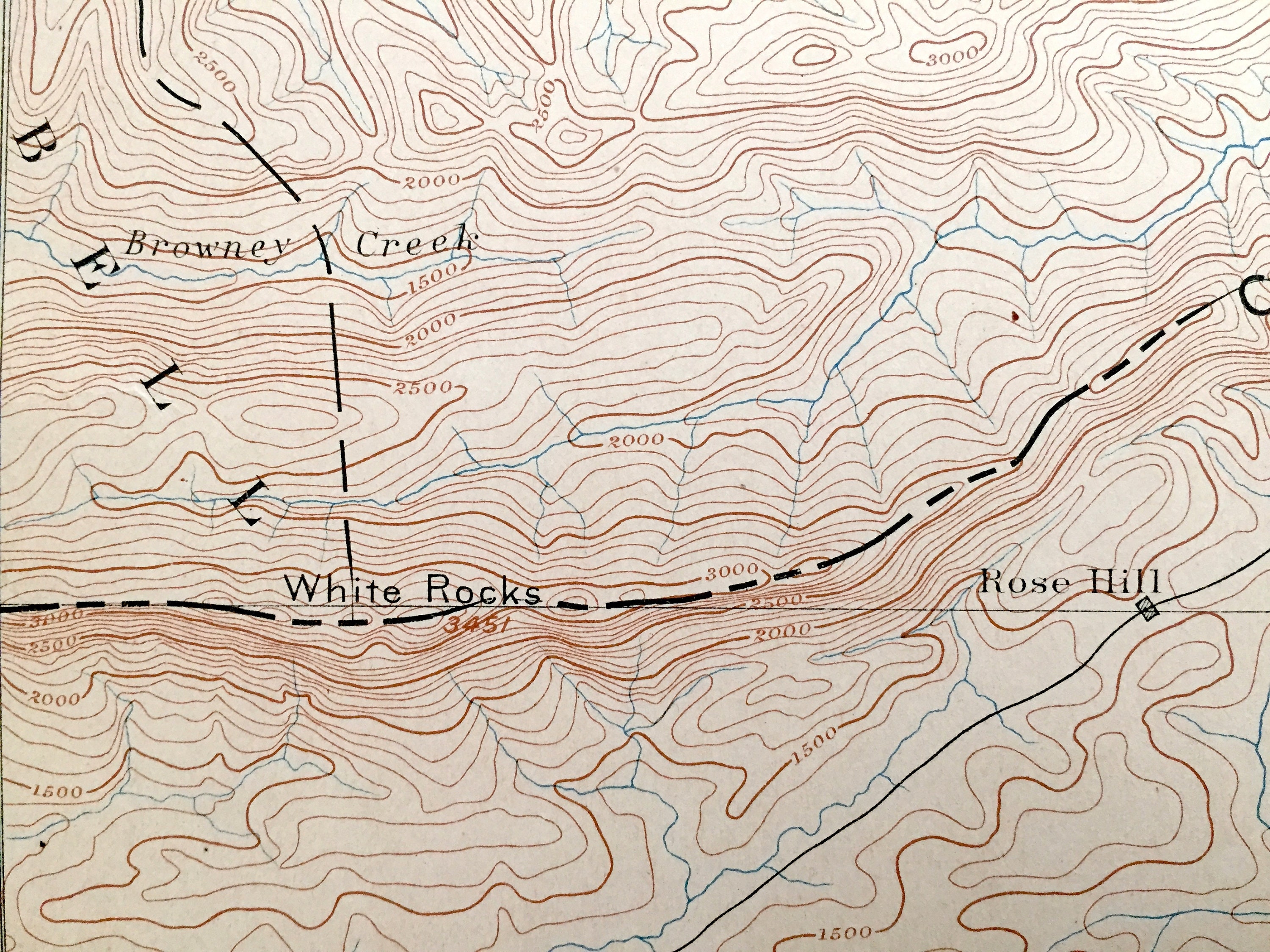Antique Jonesville Virginia 1891 US Geological Survey Etsy