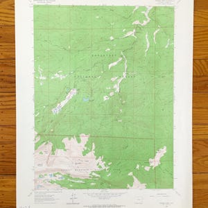 Antique Pingree Park, Colorado 1962 US Geological Survey Topographic Map – Rocky Mountains, Roosevelt National Forest, CSU Campus, CO