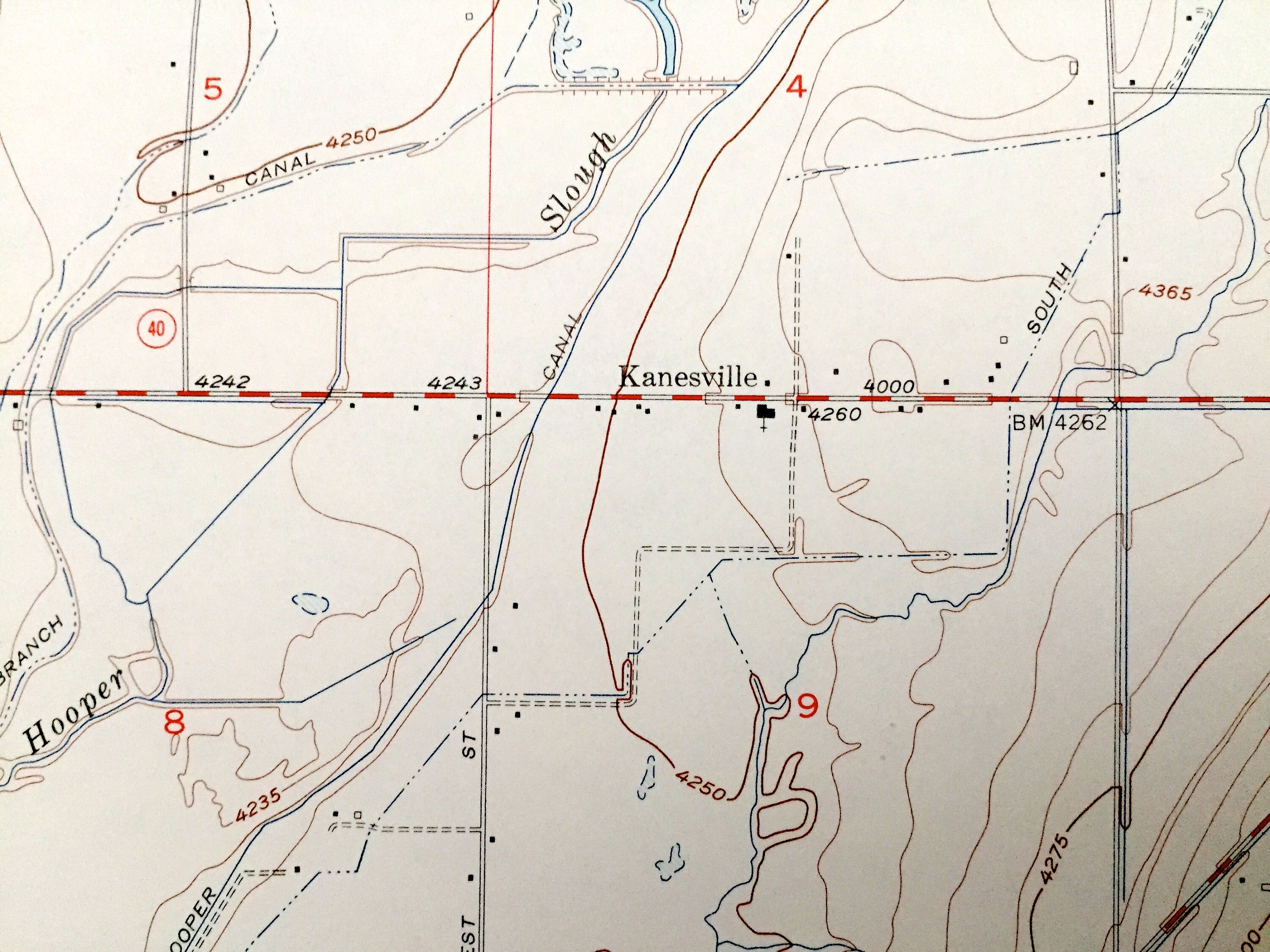 Antique Roy Utah 1955 US Geological Survey Topographic Map Etsy