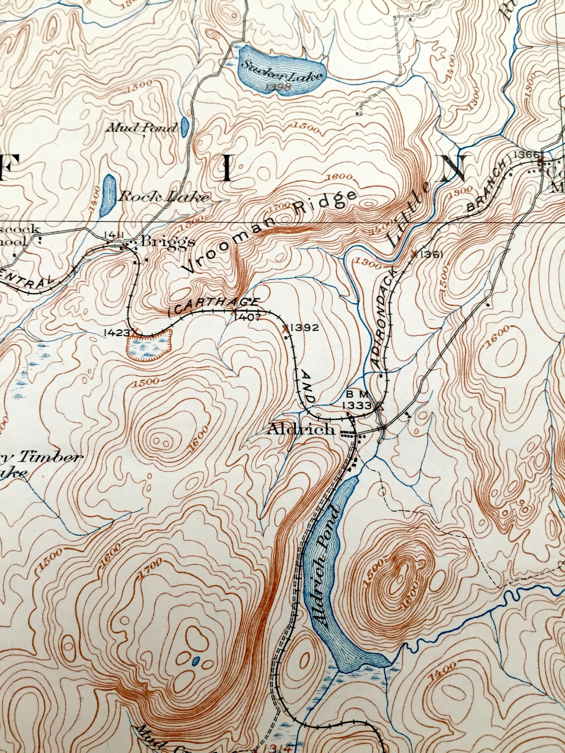Antique Oswegatchie New York 1918 US Geological Survey Etsy Denmark