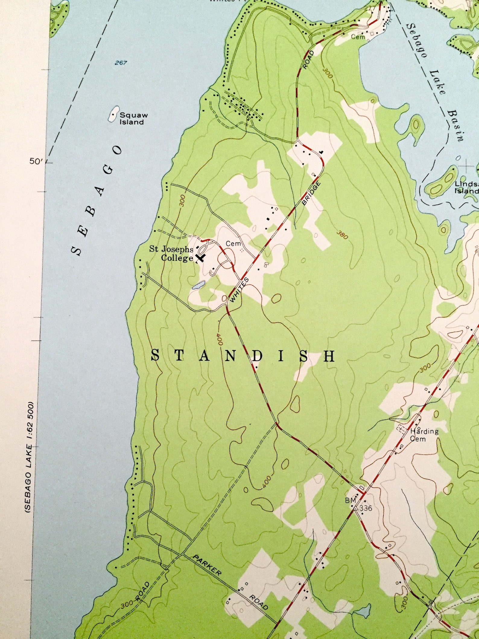 Antique North Windham Maine 1957 US Geological Survey Etsy