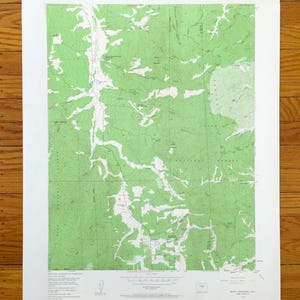 Mapa topográfico antiguo del Monte Decepción, Colorado, 1954, del Servicio Geológico de Estados Unidos: Bosque nacional Pike, Rampart, Sky High Girl Scout Camp Teller