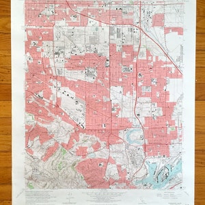 Antique Torrance, California 1964 US Geological Survey Topographic Map – Los Angeles, Redondo Beach, Rolling Hills, Carson, Palos Verdes, CA