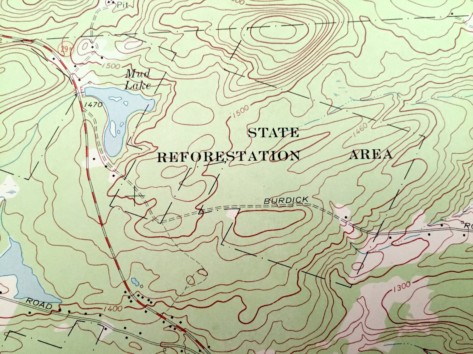 Antique Peck Lake New York 1970 US Geological Survey Etsy