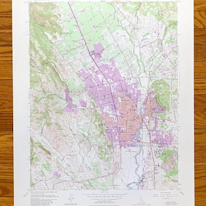Antique Napa, Kalifornien 1951 US Geologische Untersuchung Topographische Karte - Shipyard Acres, Huichica, Rincon de los Carneros, Oak Knoll CA