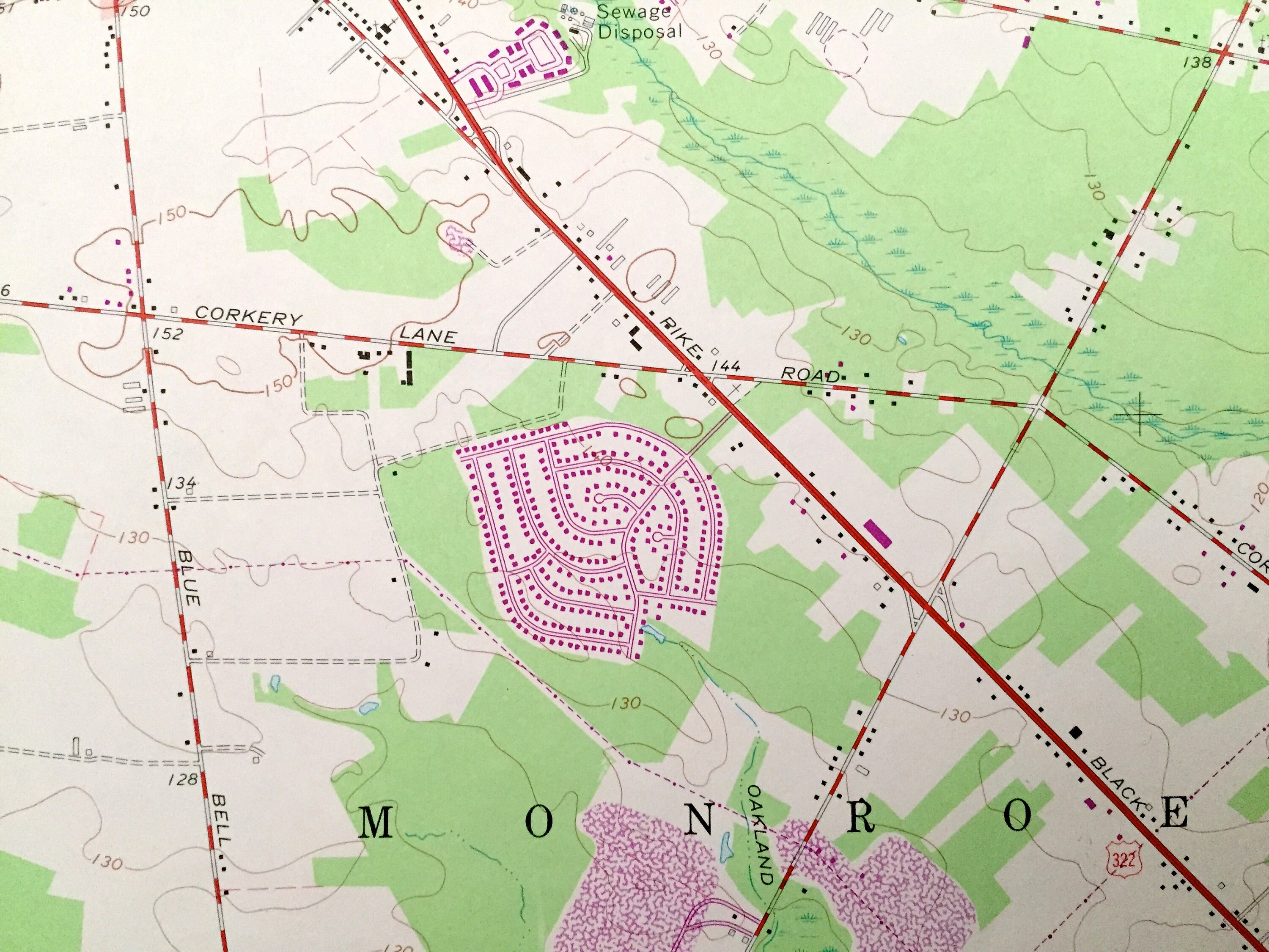 Antique Williamstown New Jersey 1966 US Geological Survey Etsy