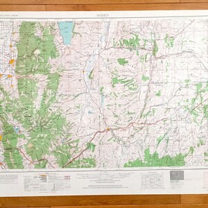 Antique Ogden, Utah 1954 U.S. Geological Survey carte topographique – Logan Kaysville, Morgan, Hyrum, Providence, Smithfield, Richmond, Hyde Park
