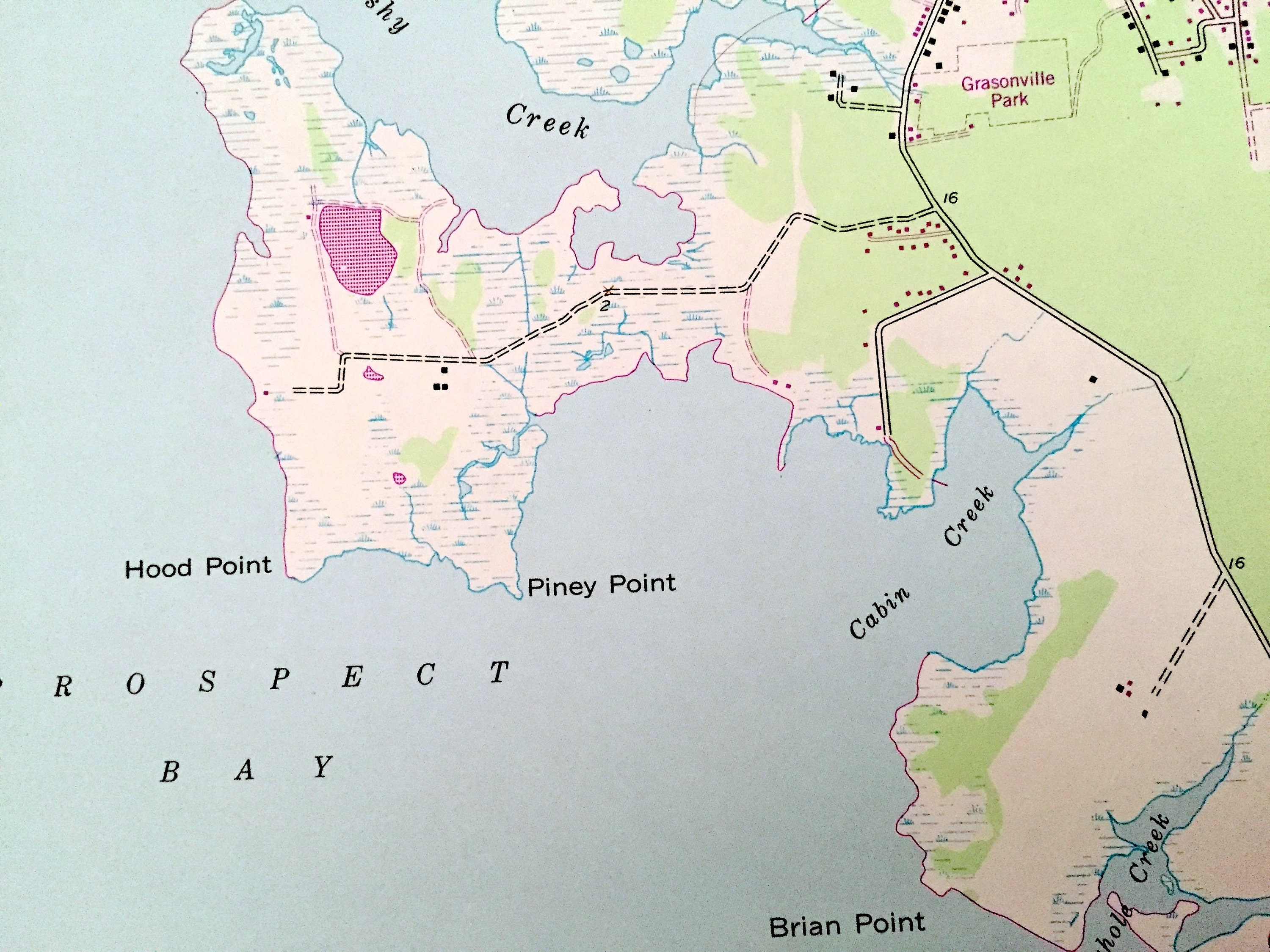 Antique Queenstown Maryland 1942 US Geological Survey Etsy