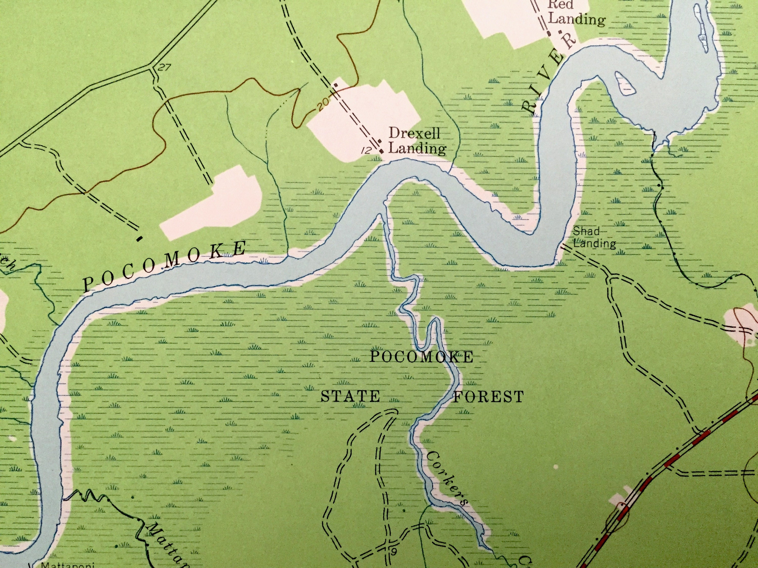 Antique Snow Hill Maryland 1942 US Geological Survey Etsy