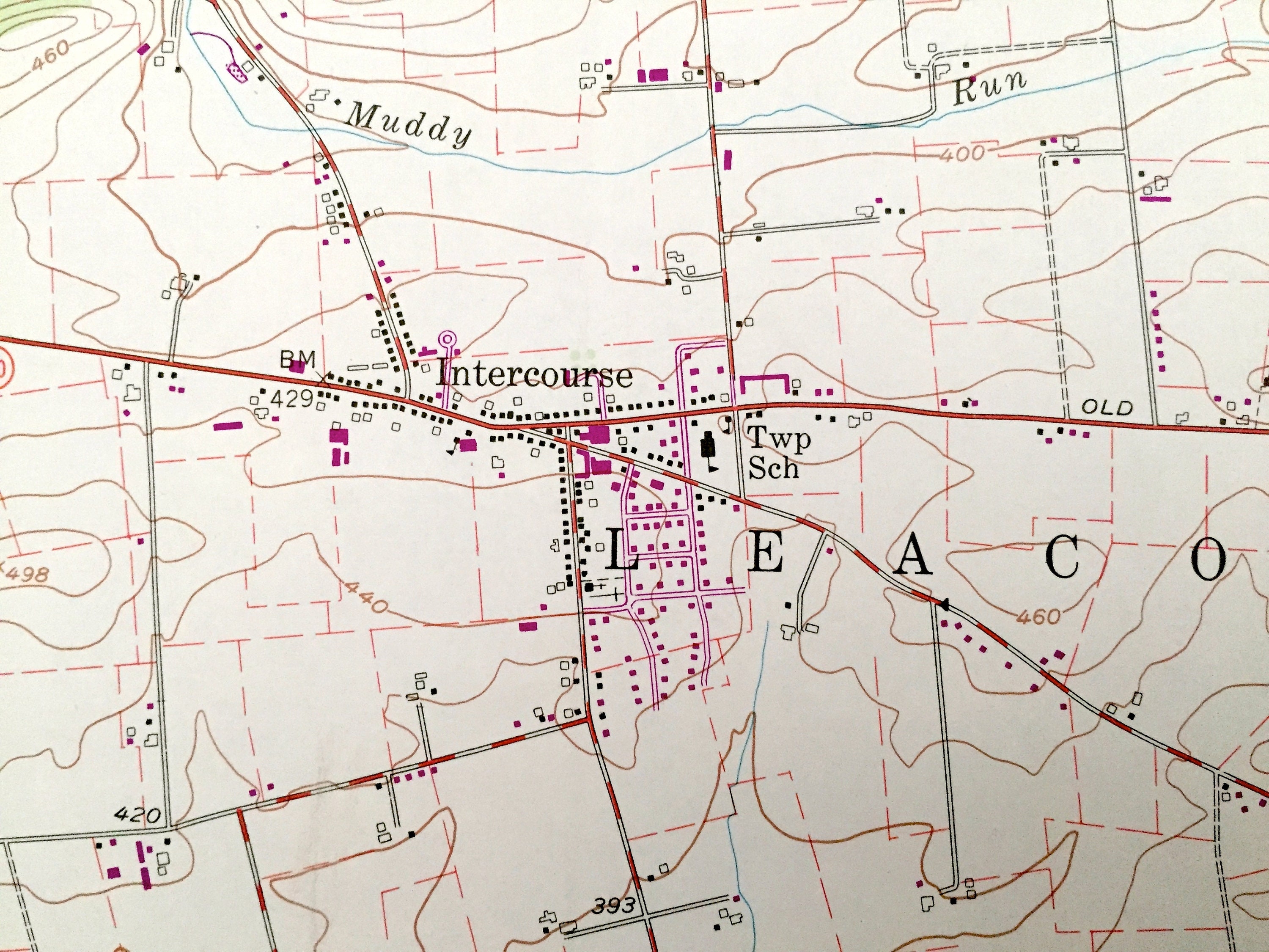 Antique New Holland Pennsylvania 1956 US Geological Survey Etsy