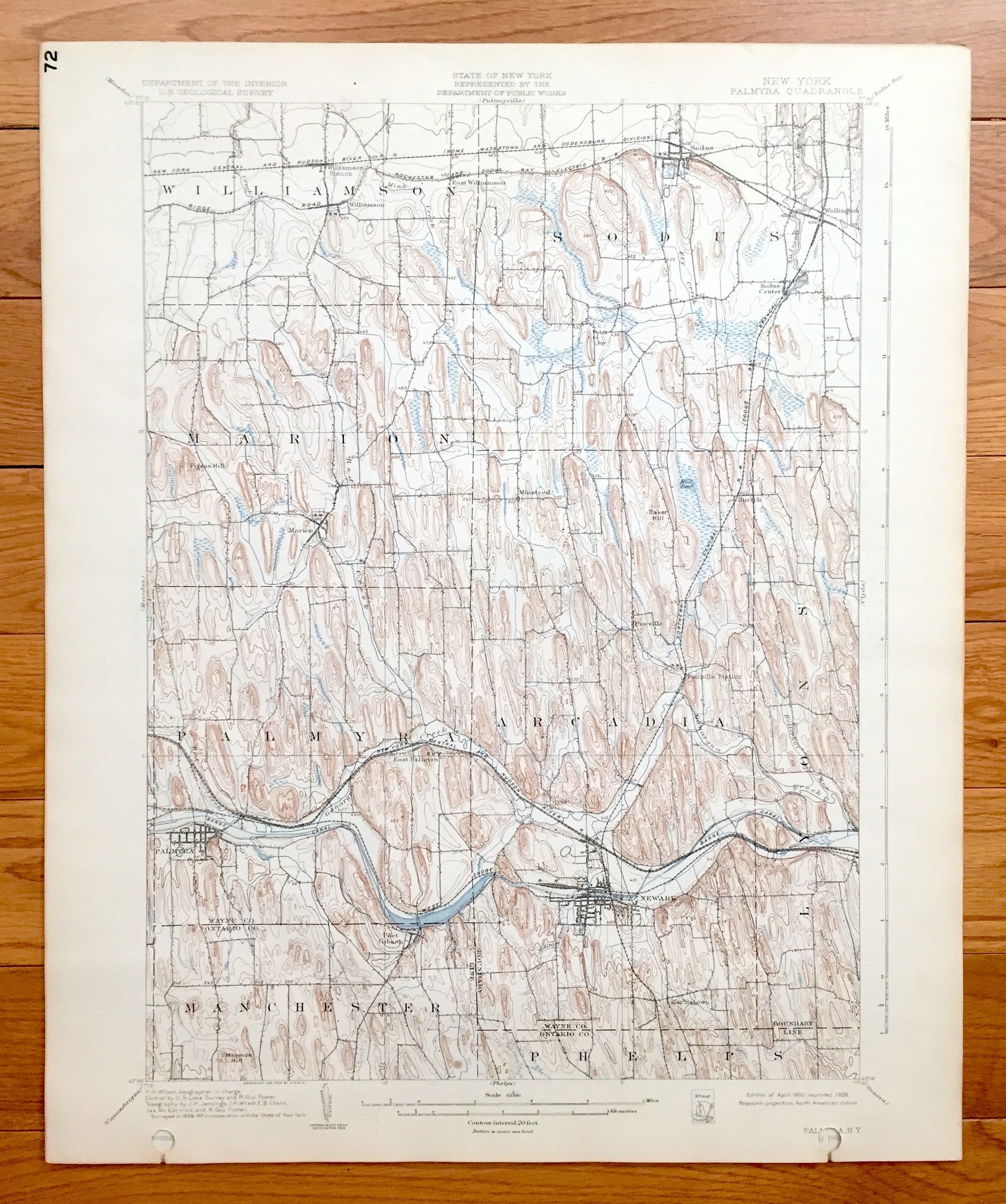 Antique Palmyra New York 1902 US - Il 1588xN.2366738977 O8je