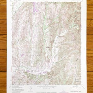 Antike Kanada Gobernadora, Kalifornien 1968 US Geologische Untersuchung Topographische Karte – Orange County, Casper National Park, San Juan Creek, CA