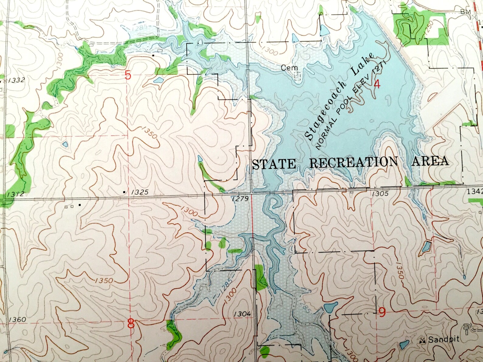 Antique Cortland Nebraska 1964 US Geological Survey Etsy