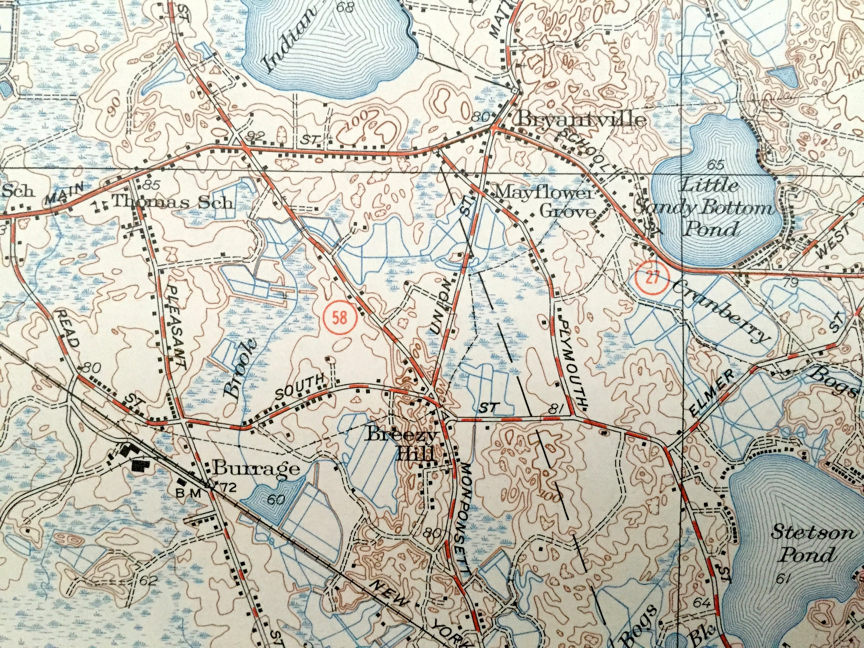 Antique Hanover Massachusetts 1940 US Geological Survey Etsy UK