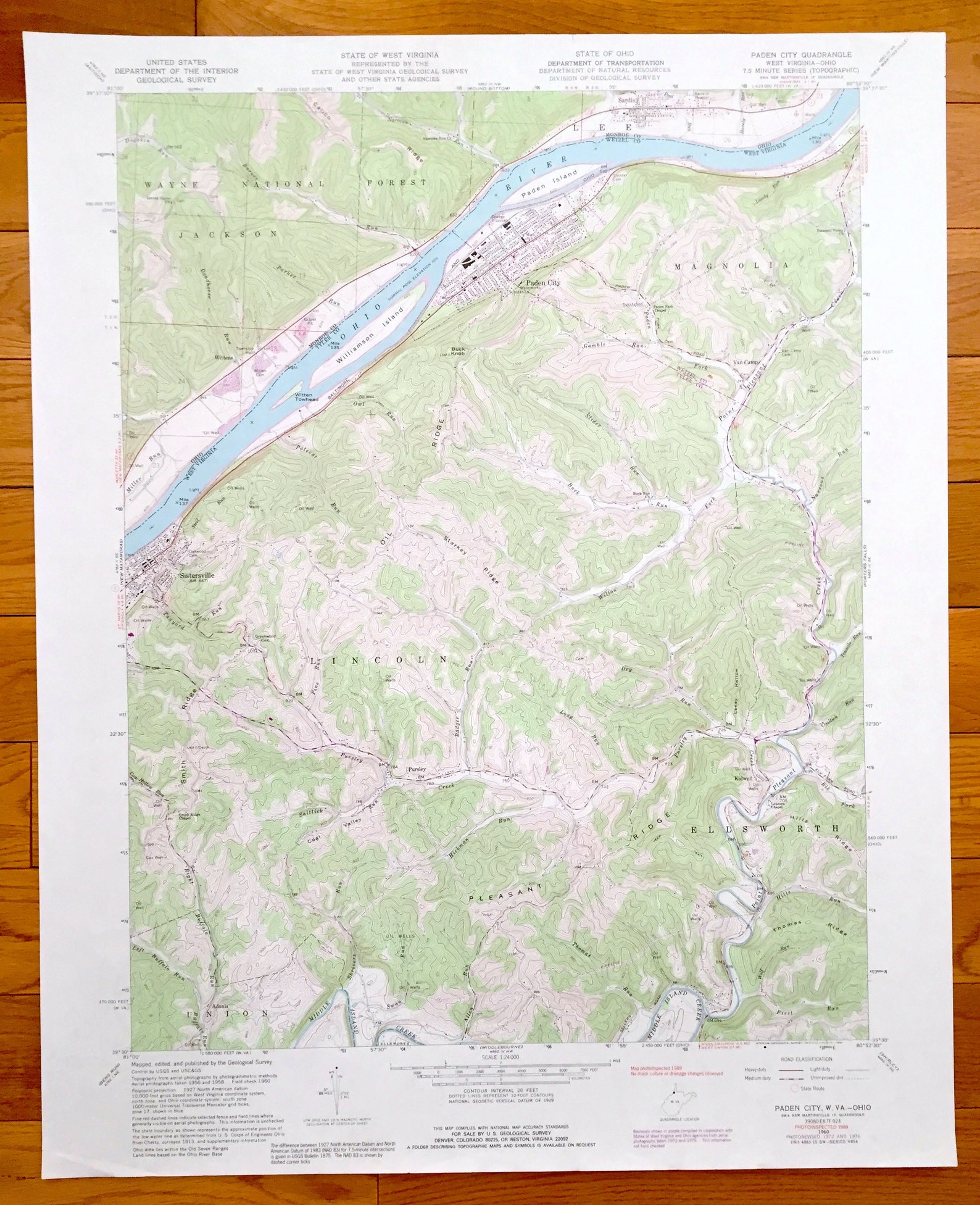 Antique Paden City West Virginia & Lee Ohio 1960 US Etsy France