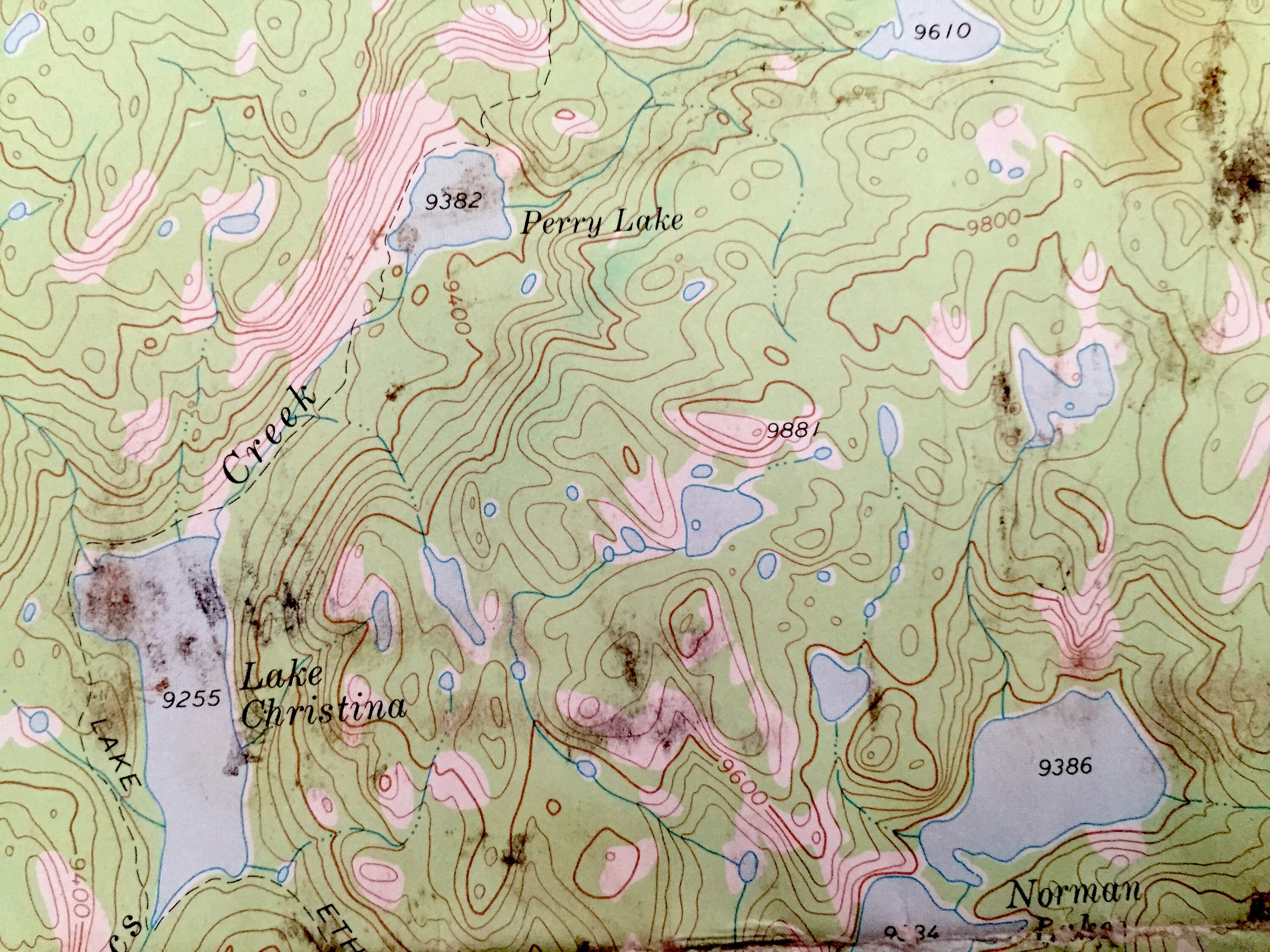Antique Horseshoe Lake Wyoming 1968 US Geological Survey Etsy