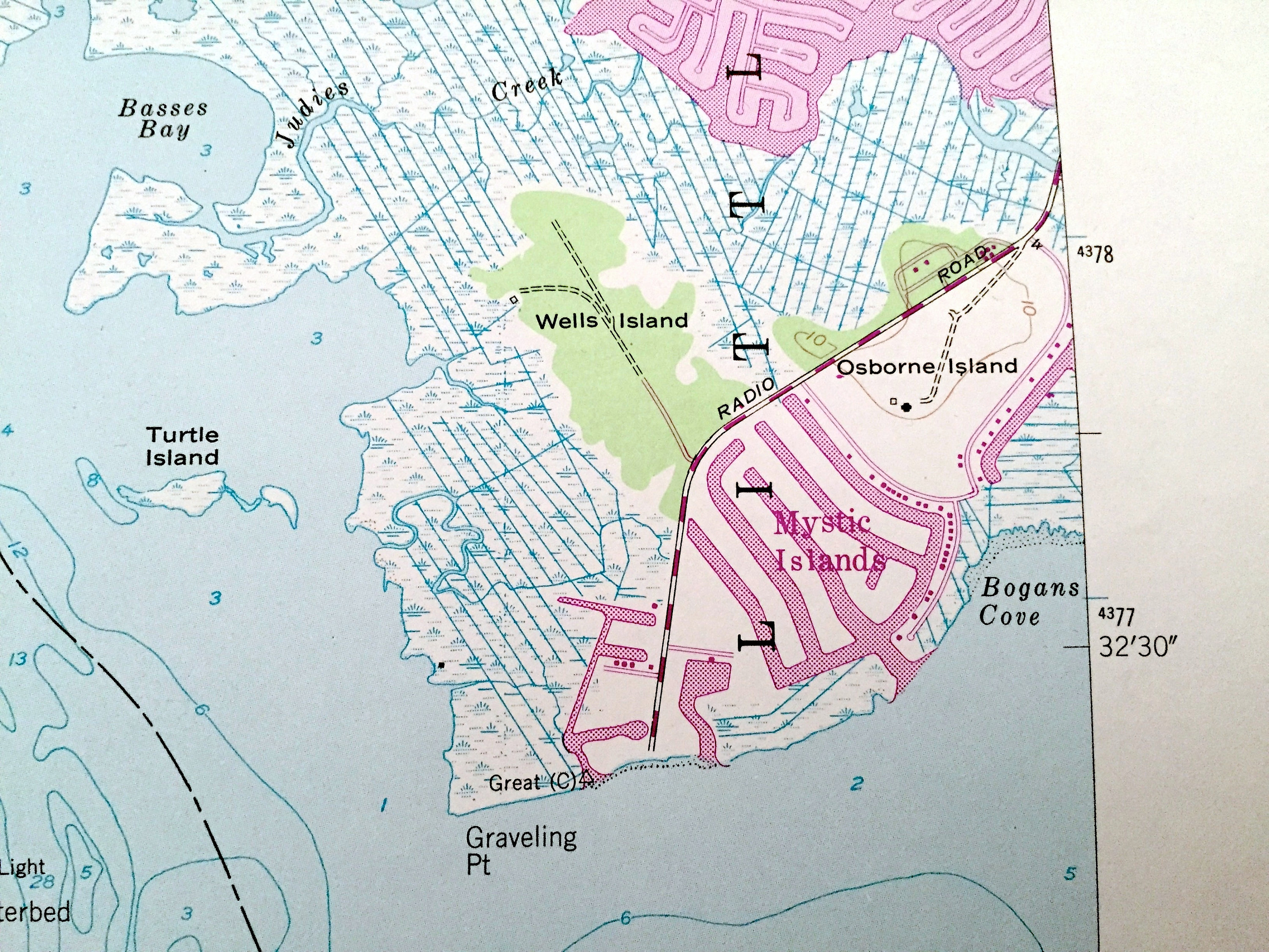 Antique New Gretna New Jersey 1951 US Geological Survey Etsy UK