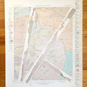 Antique Needle Mountains, Colorado 1905 US Geological Survey Topographic Map – La Plata, San Juan County Rocky Mountains, Animas River, CO