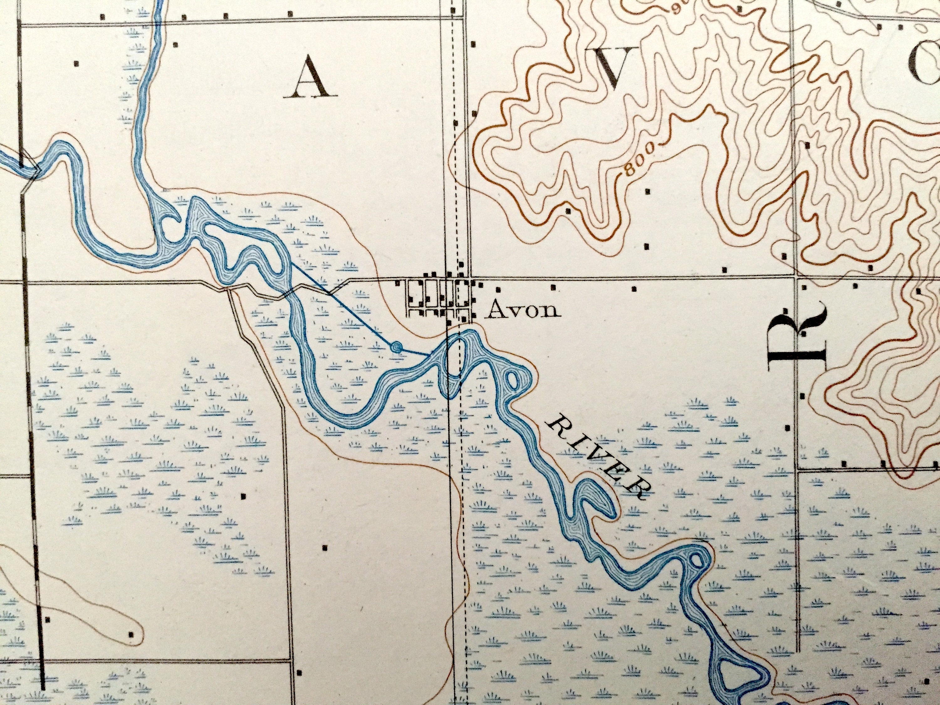 Antique Brodhead Wisconsin 1893 US Geological Survey Etsy UK