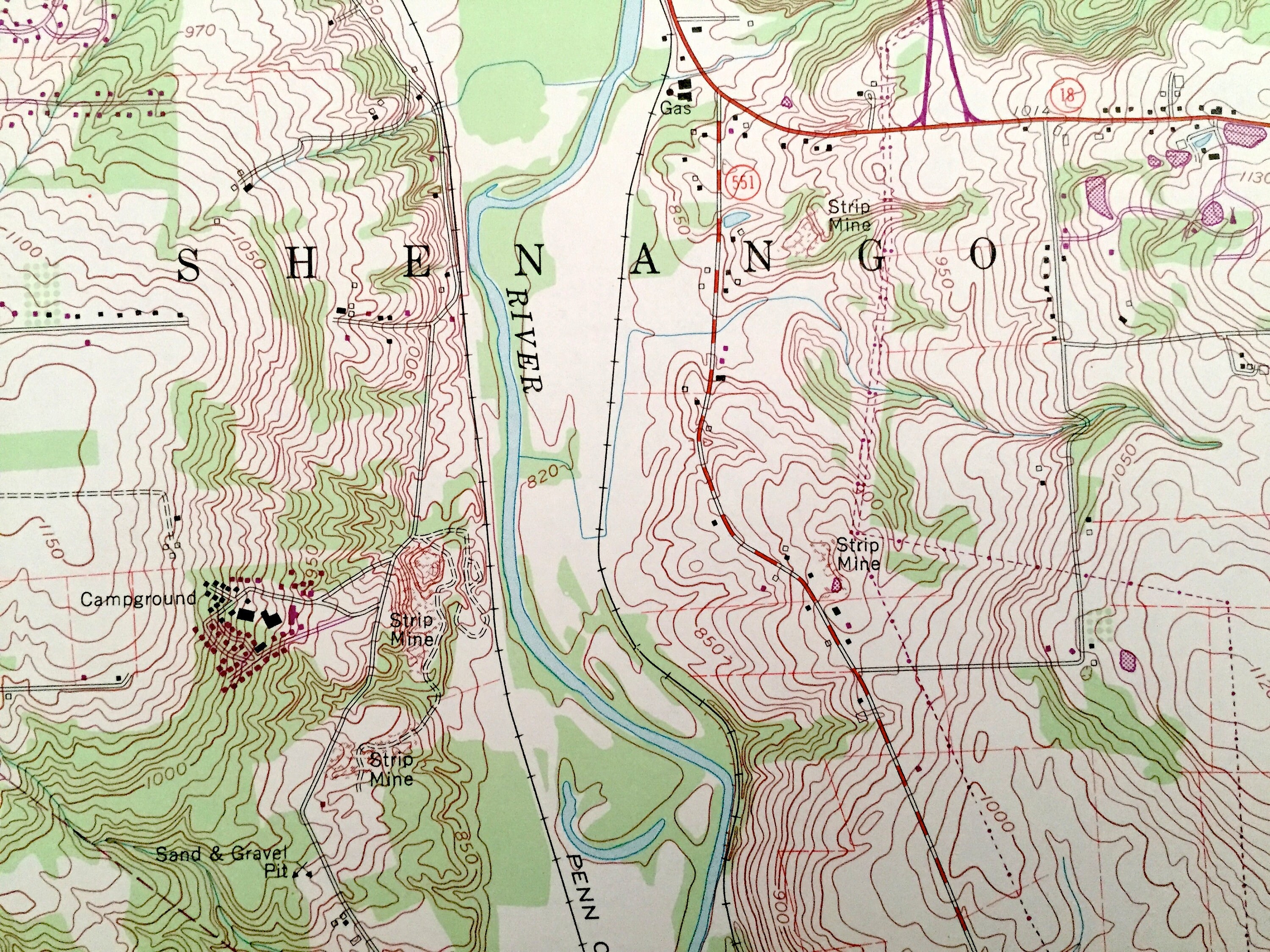 Antique Sharon Pennsylvania 1958 US Geological Survey Etsy UK