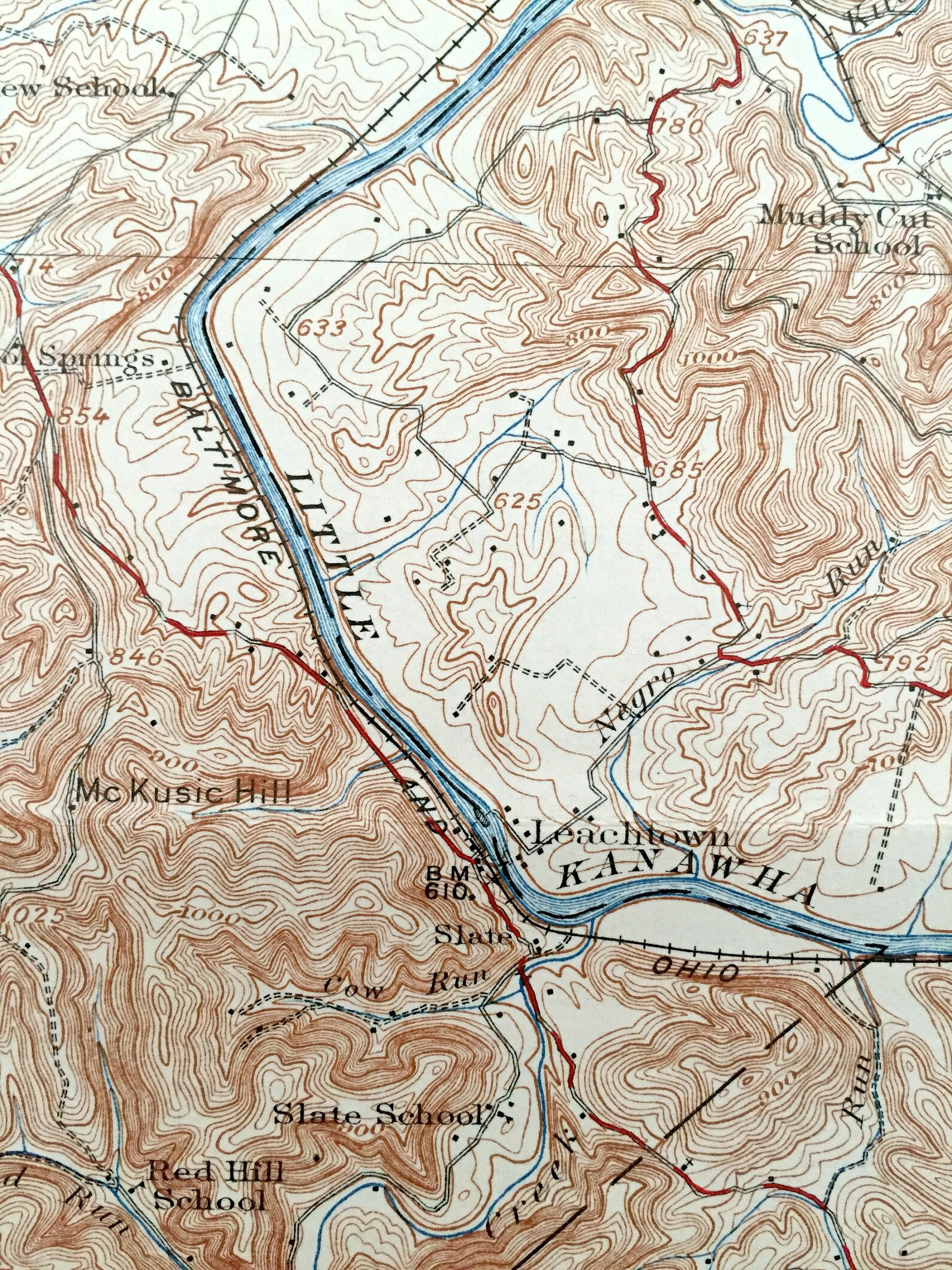 Antique Elizabeth West Virginia 1926 US Geological Survey Etsy
