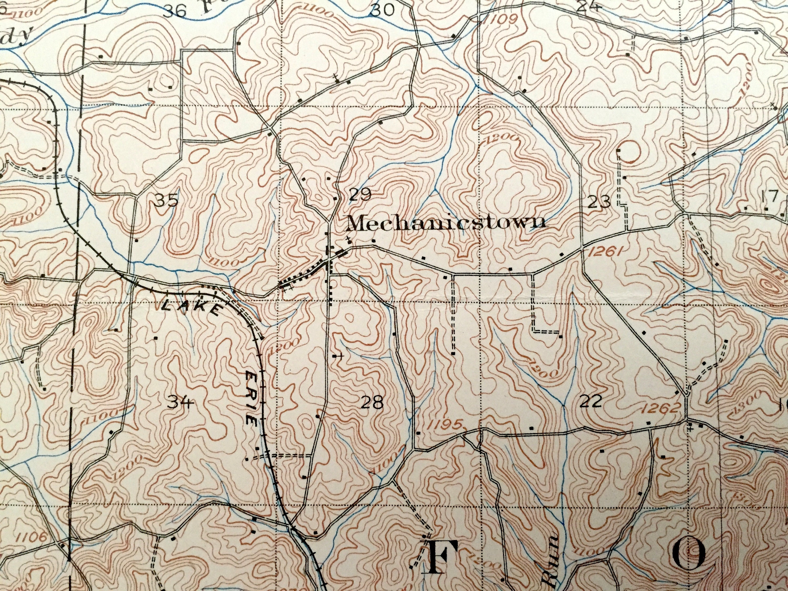 Antique Salineville Ohio 1905 US Geological Survey Etsy