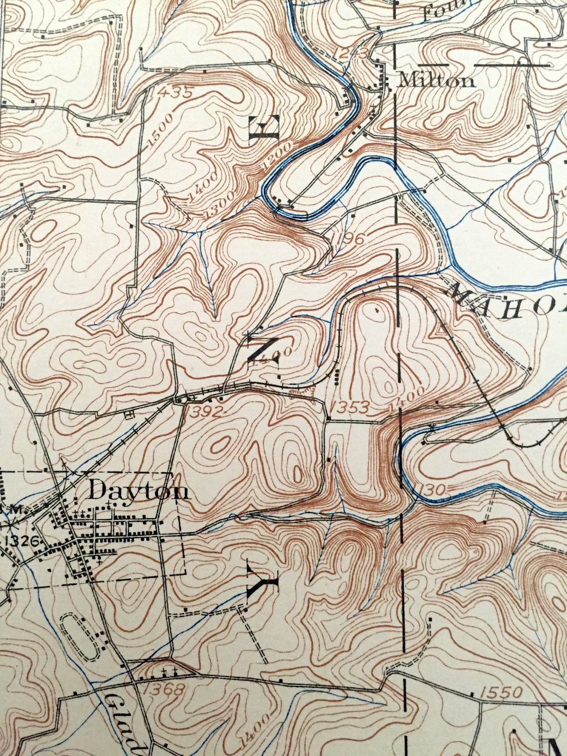 Antique Smicksburg Pennsylvania 1909 US Geological Survey Etsy