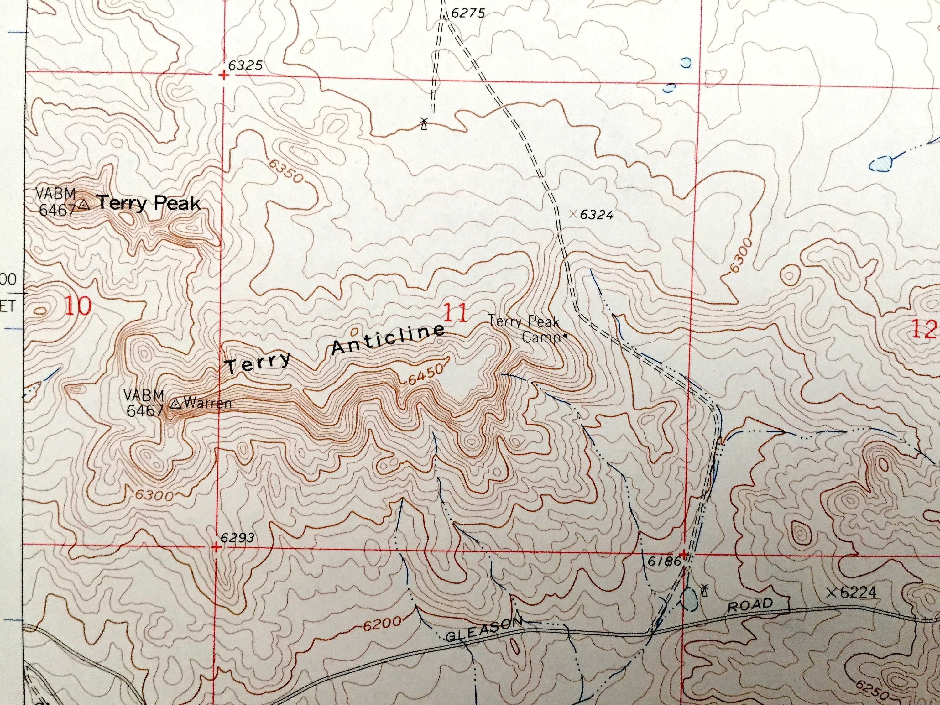Antique Cheyenne, Wyoming & CO 1961 US Geological Survey Topographic ...