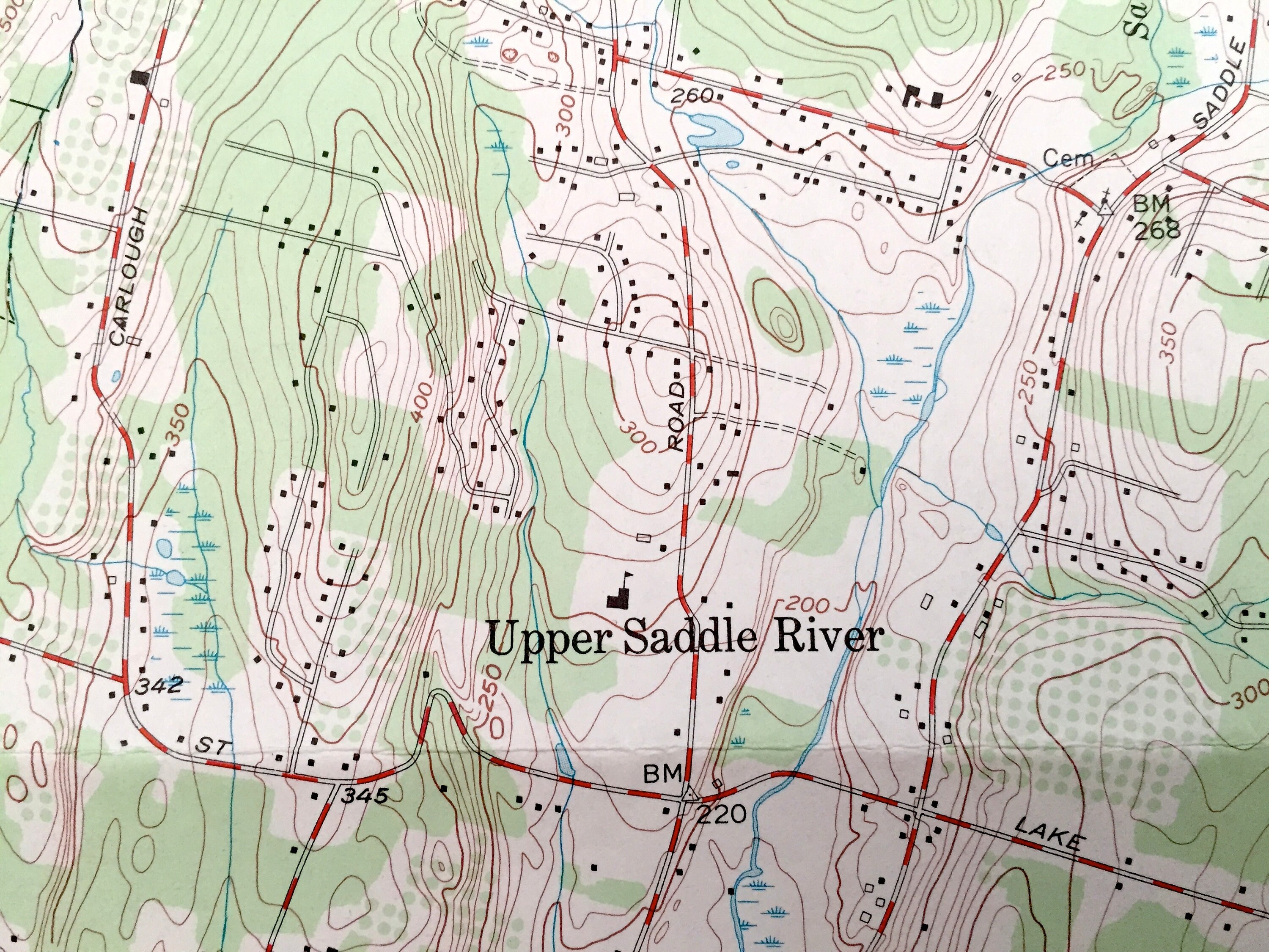 Antique Park Ridge New Jersey & Ramapo New York 1955 US Etsy